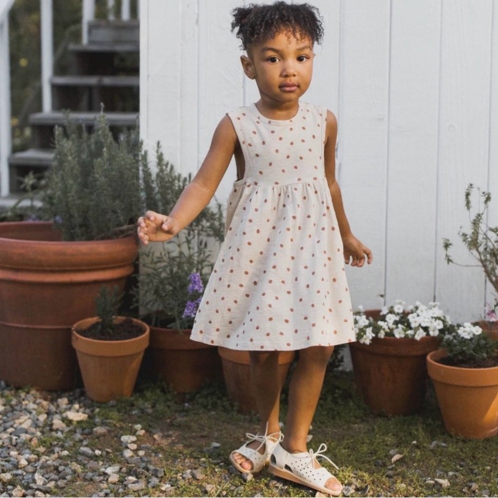 ✨**FREE with purchase** Rylee+Cru Ladybug Print Dress 3-6M